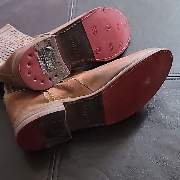 Bed Stu Tan Taupe Leather Cheshire Boots - Picture 5 of 11